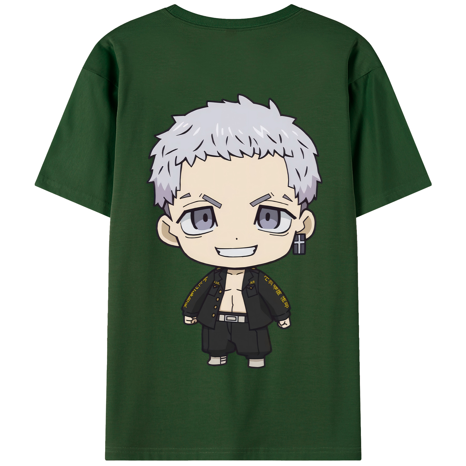 （画像用） 東京リベンジャーズ Tokyo Revengers 綿100％半袖Tシャツ（背面プリント）